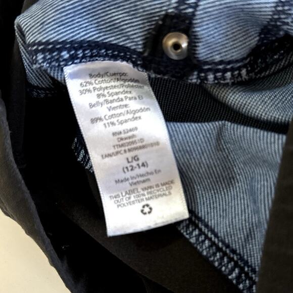 Maternity Jeans with Black Stretch Panel - L - Picture 3 of 5